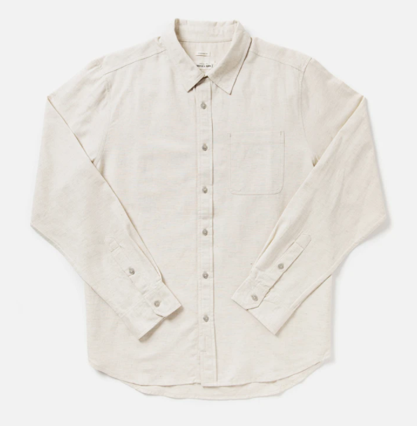 Jude Button Down - Natural