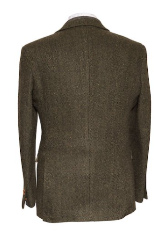 Casement Classic Fit Irish Tweed Blazer - Green