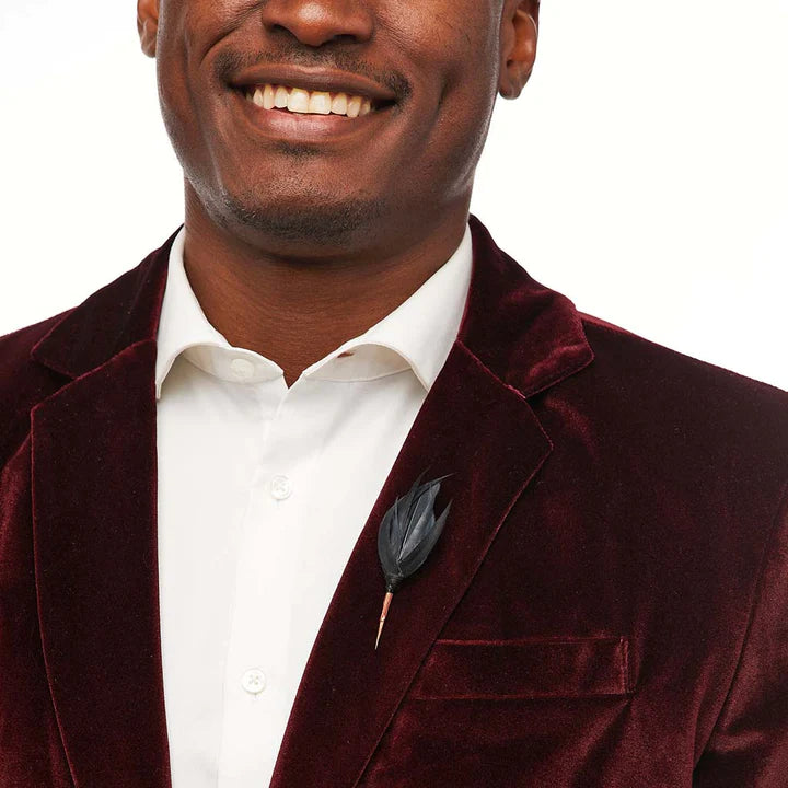 Lincoln Lapel Pin - Goose Feathers