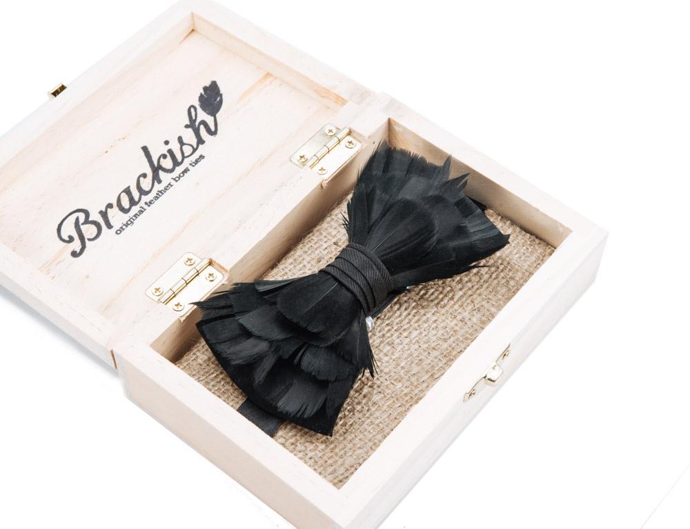 Rice Bow Tie - Goose Feathers