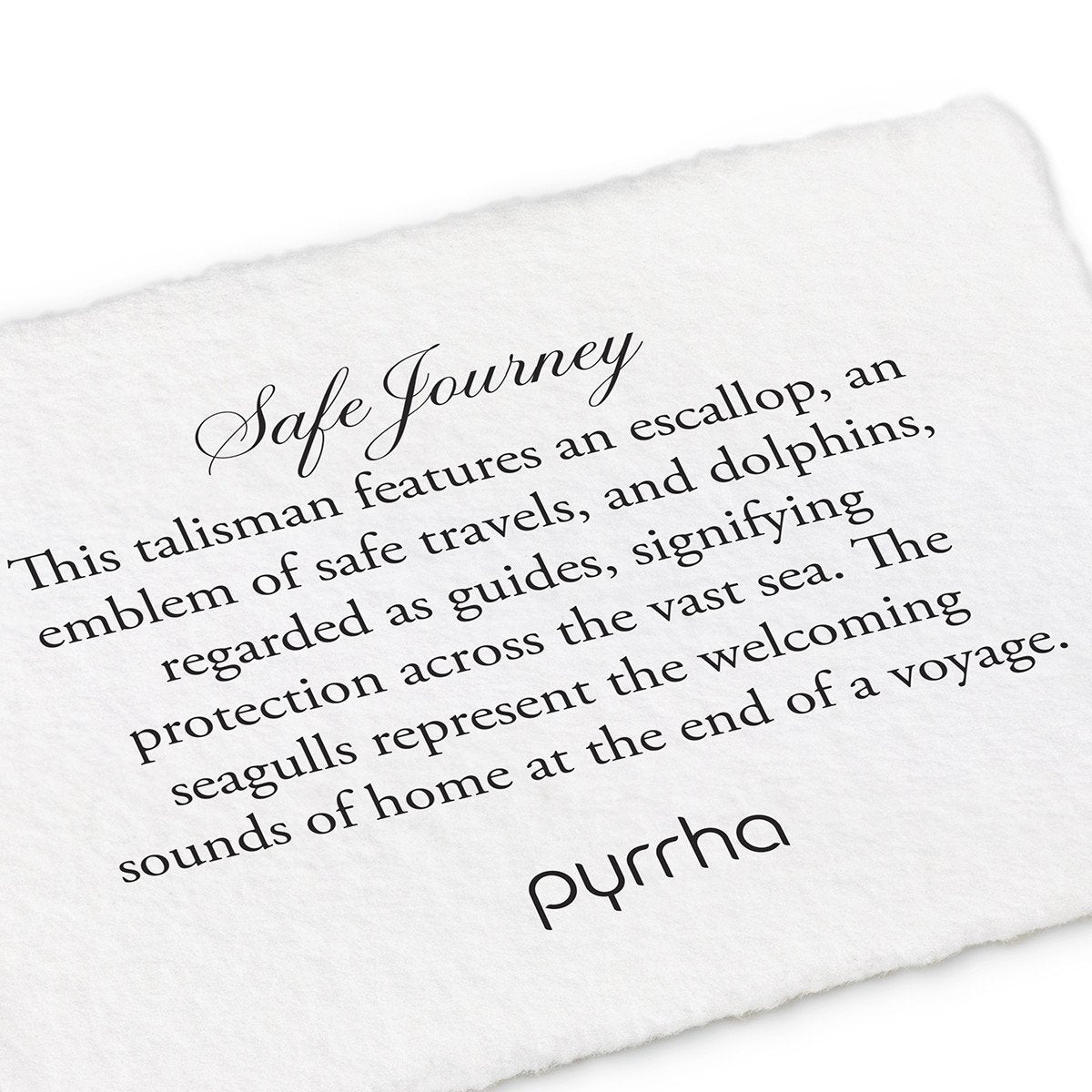 Sterling Silver Talisman Necklace - Safe Journey