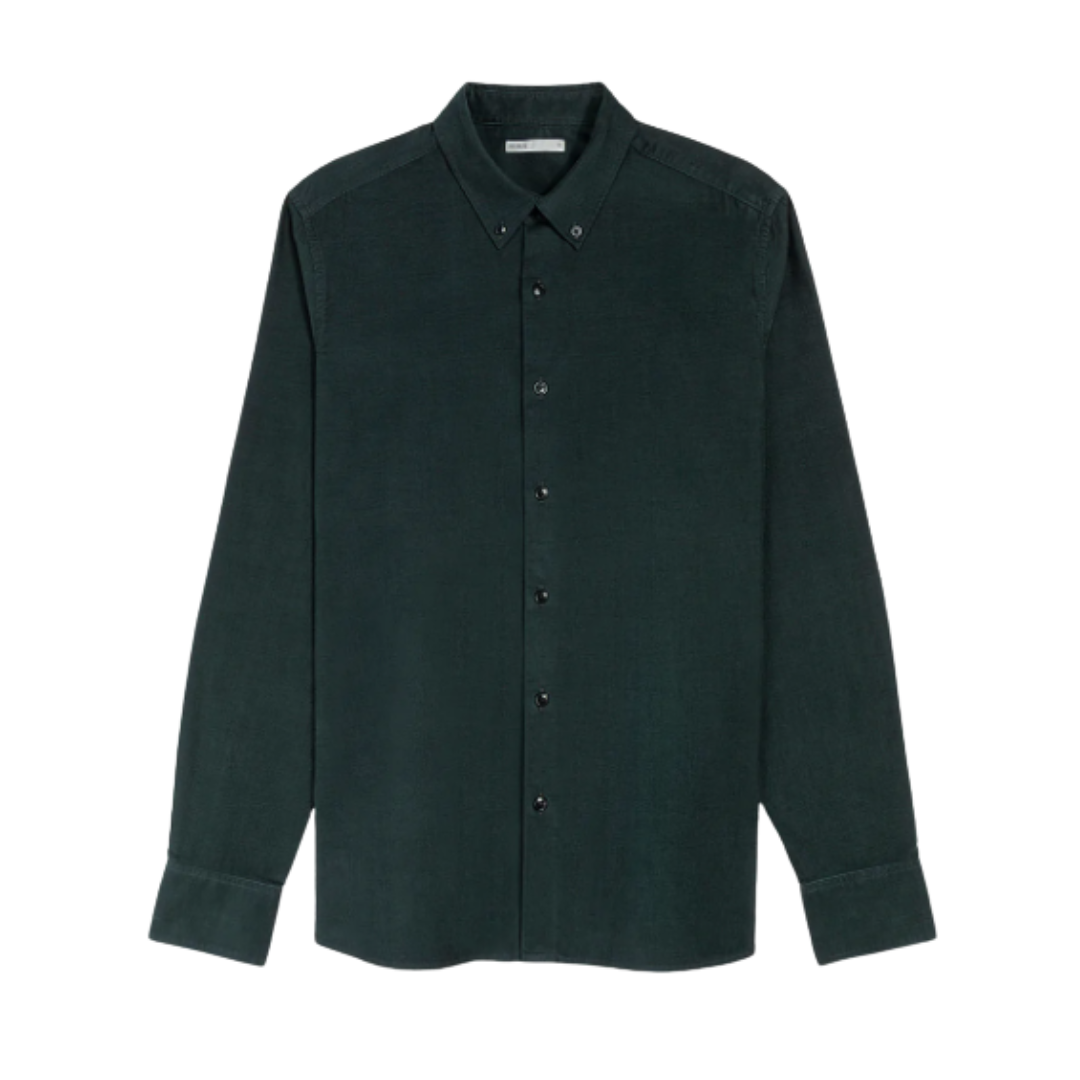 Fulton Cord Shirt - Dark Green