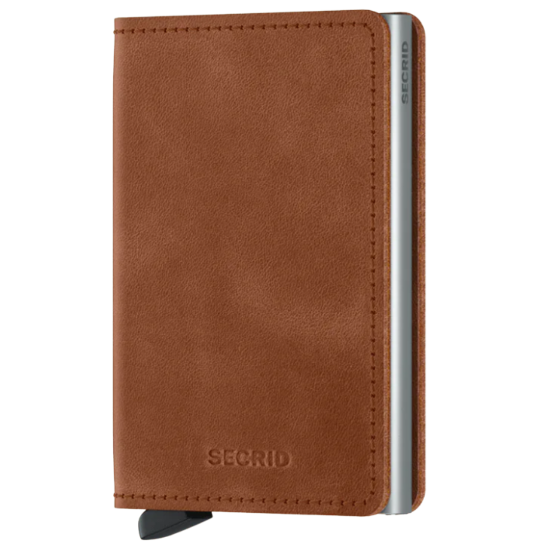 Slimwallet - Vintage Cognac & Silver