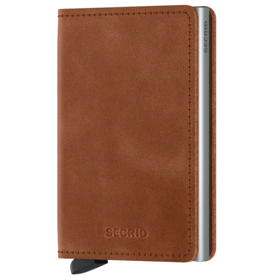Slimwallet - Vintage Cognac & Silver