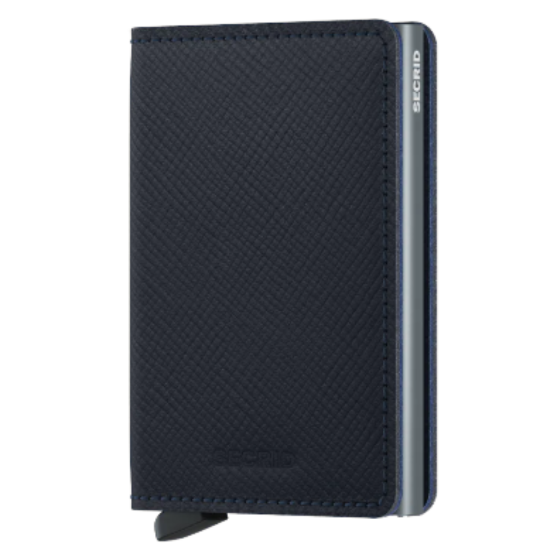 Slimwallet - Saffiano Navy