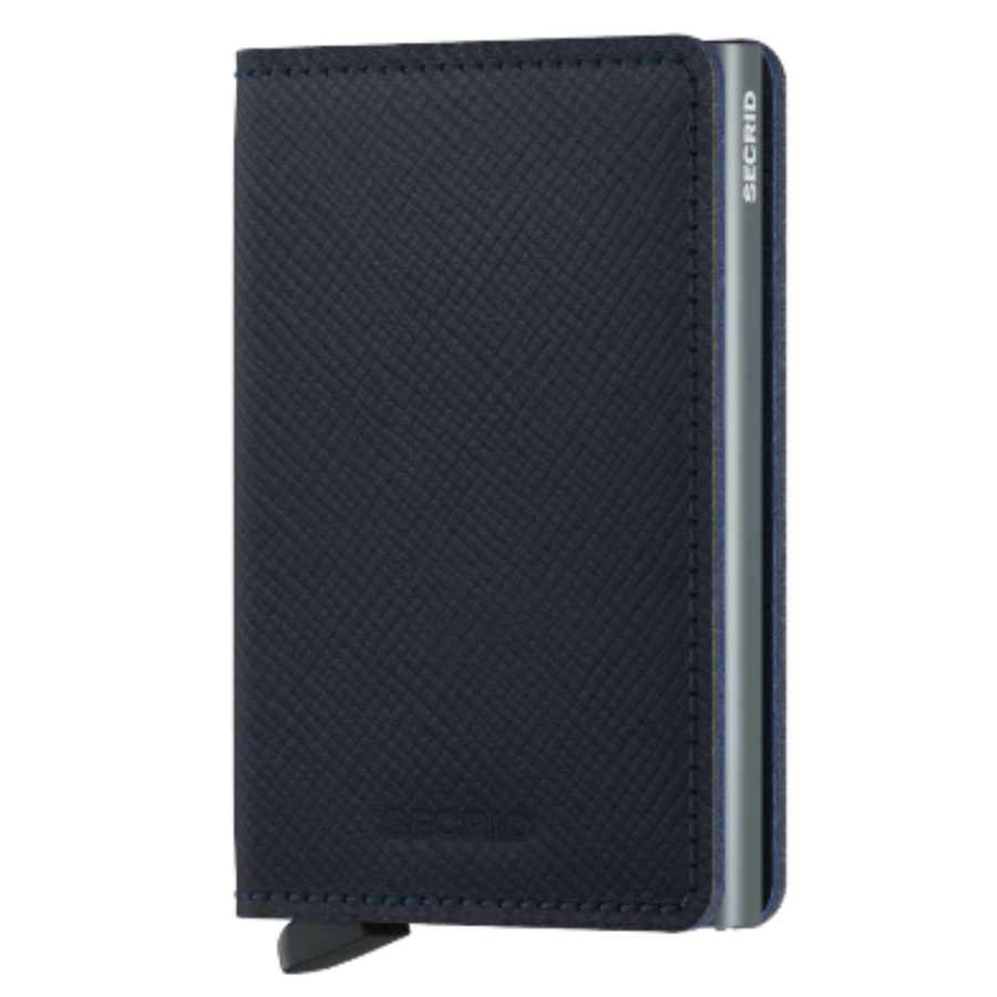 Slimwallet - Saffiano Navy