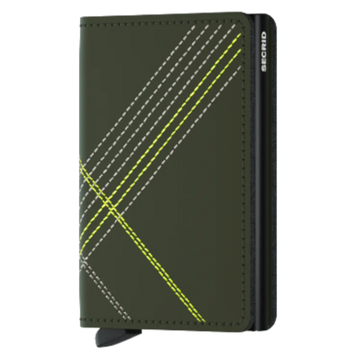 Slimwallet - Stitch Linea Lime