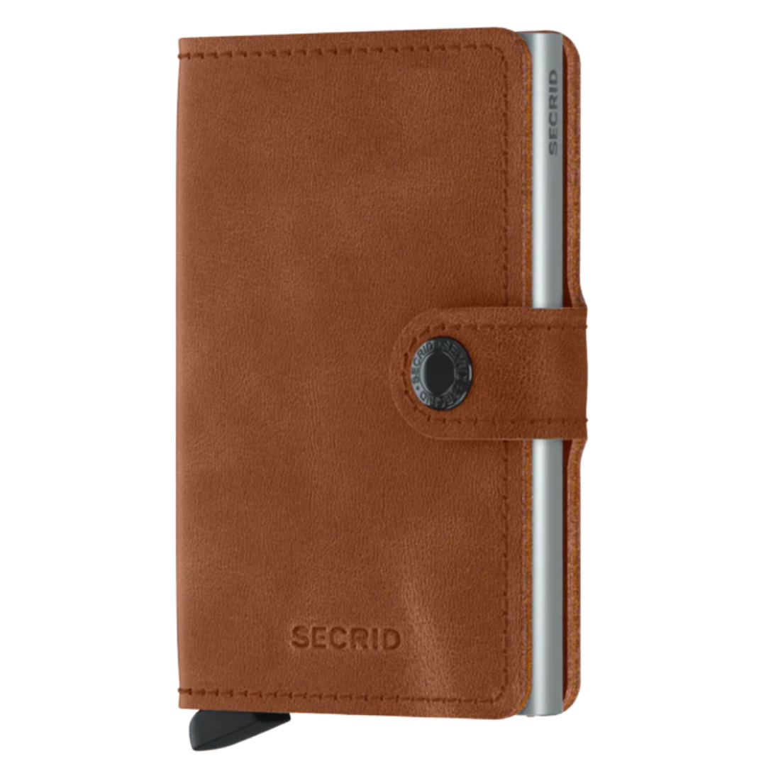 Miniwallet - Vintage Cognac & Silver