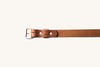 Cognac Skinny Standard Belt w/ Stainless Steel Buckle