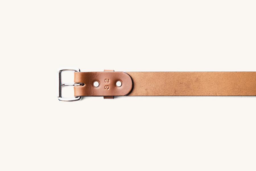 Cognac Standard Belt w/ Stainless Steel Buckle