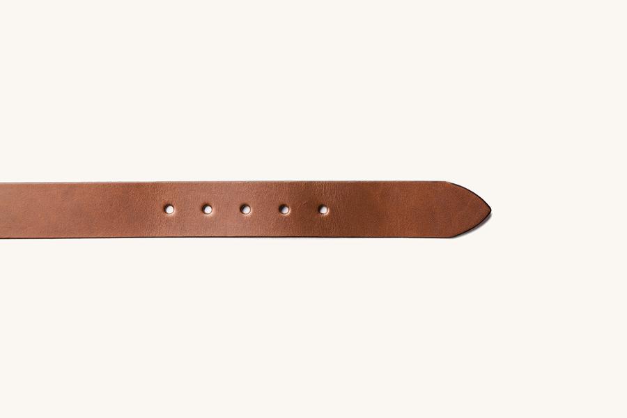 Cognac Standard Belt w/ Stainless Steel Buckle