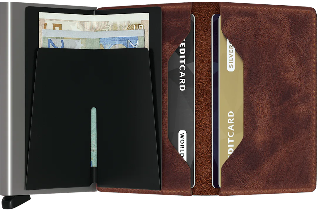 Slimwallet - Vintage Brown