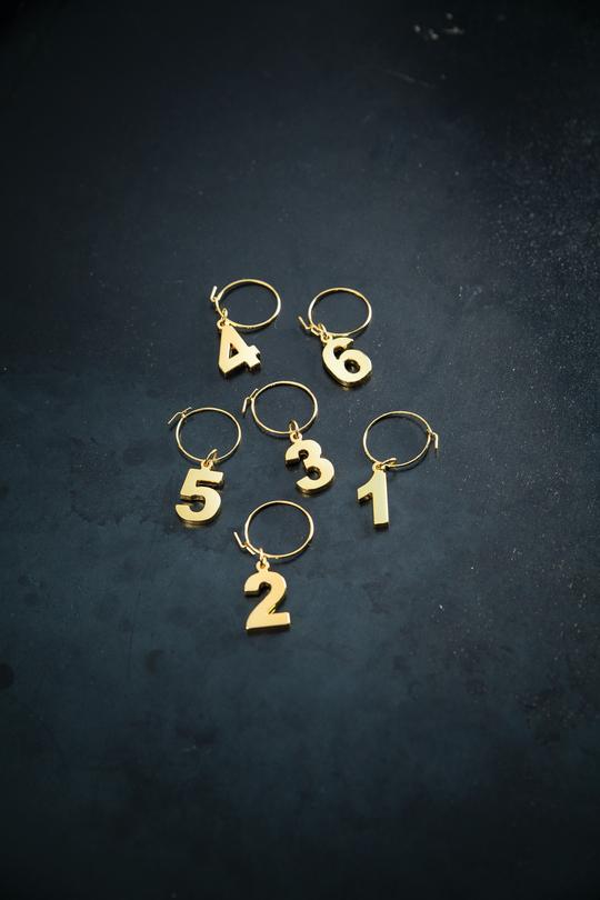 Gold Plated Wine Charms