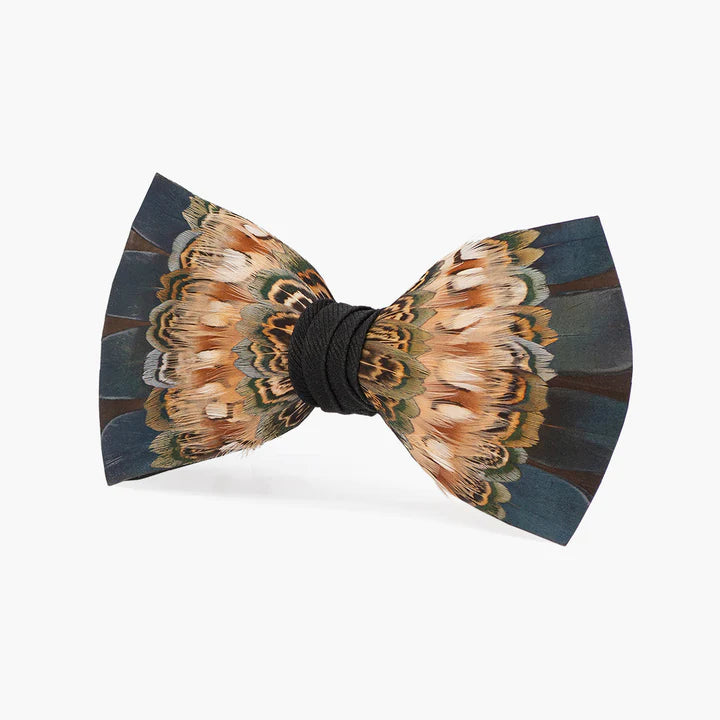Wallace Bow Tie - Pheasant & Quail Feathers