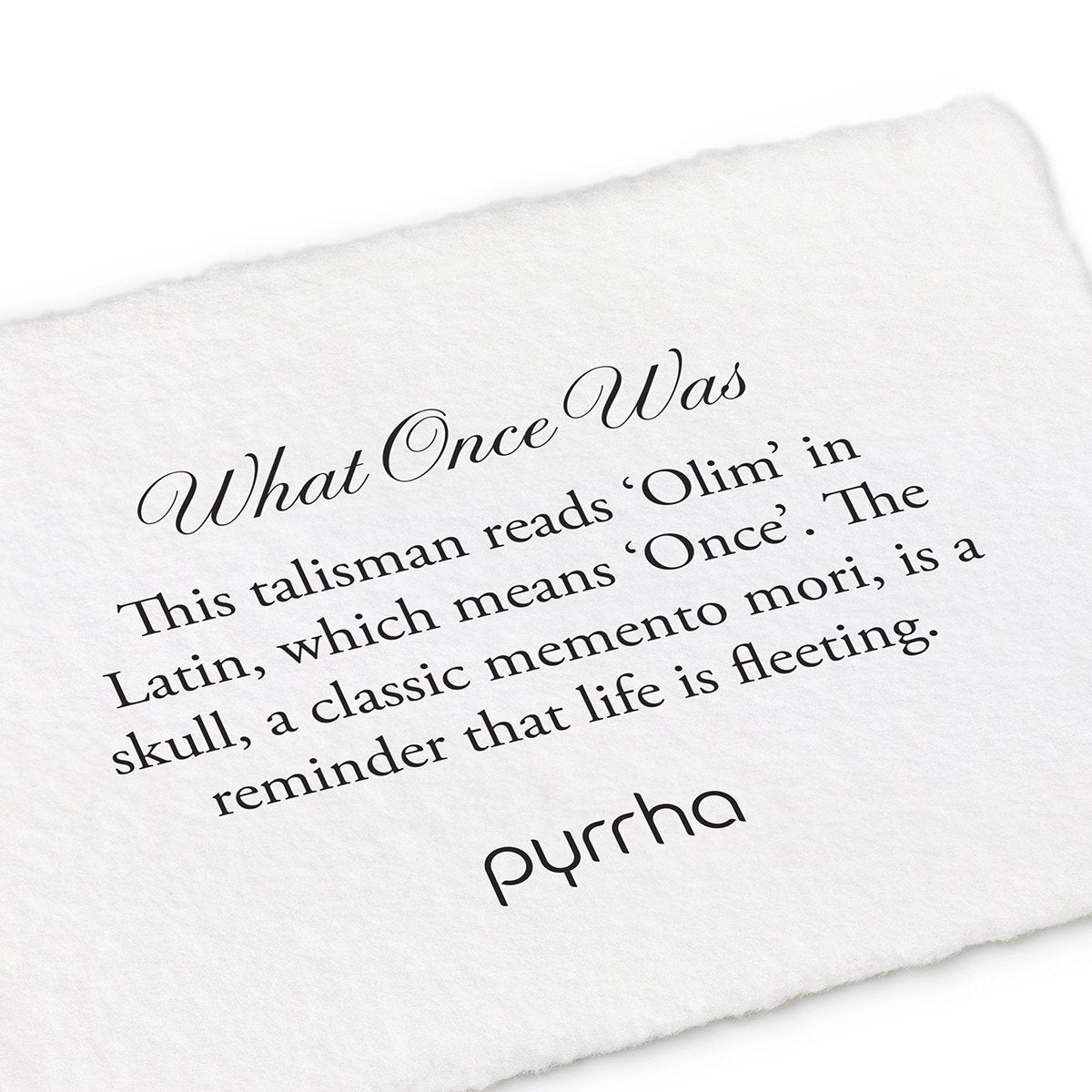 Sterling Silver Talisman Necklace - What Once Was