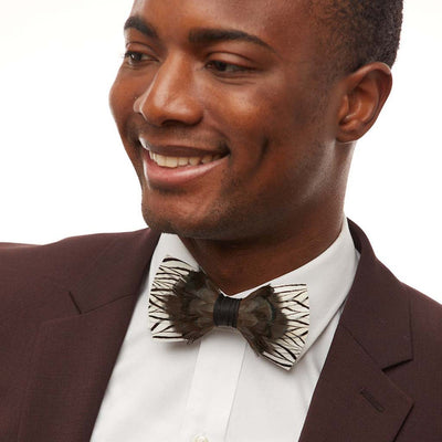 Xander Bow Tie - Pheasant Feathers